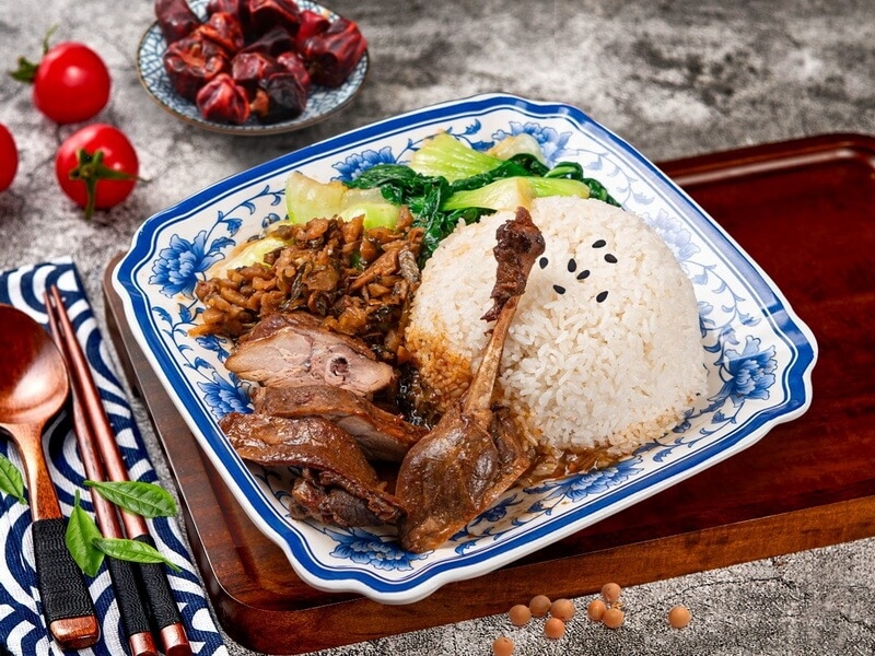 荷香鸭腿饭