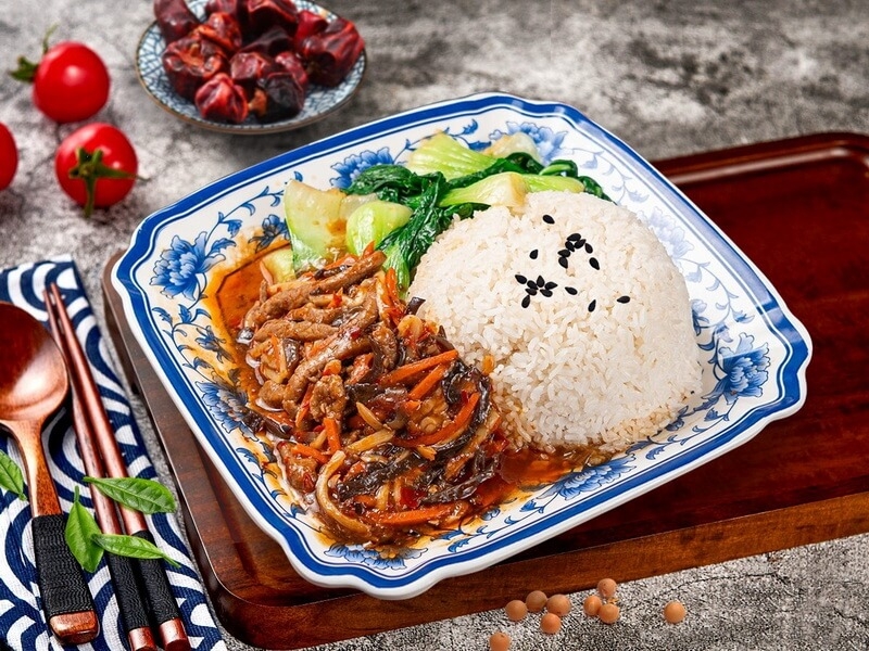 鱼香肉丝饭