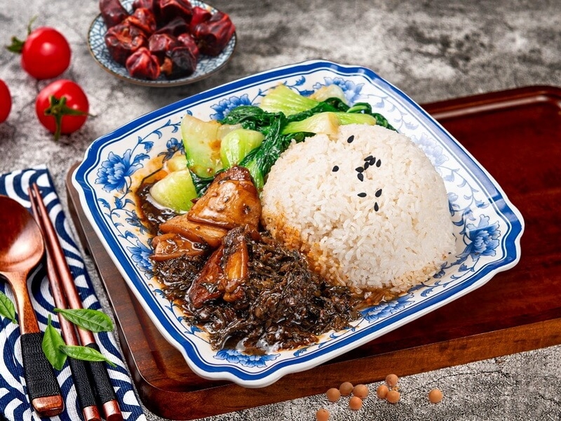 梅菜扣肉饭